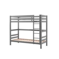 Stapelbed Charlie Grijs Hoog - thumbnail