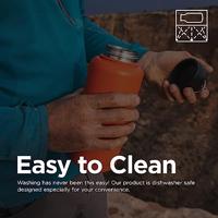 Klean Kanteen Wijde dop - loop cap - zwart - thumbnail