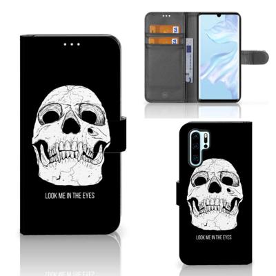 Telefoonhoesje met Naam Huawei P30 Pro Skull Eyes Telefoonhoesje met Naam Huawei P30 Pro Skull Eyes