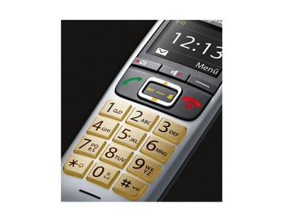 Gigaset E560HX Big Button (uitbreiding) Huistelefoon Zwart