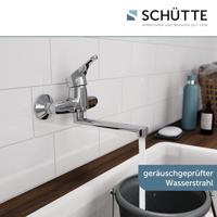 Schutte ATTICA ééngreepsmengkraan keuken | wandmontage | chroom
 22600 - thumbnail