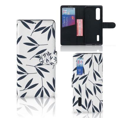 OPPO Find X2 Pro Hoesje Leaves Blue OPPO Find X2 Pro Hoesje Leaves Blue