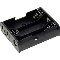 TRU COMPONENTS BH-331D batterijhouder 3X Mignon (AA) soldeeraansluiting - thumbnail