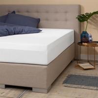 Presence Jersey Hoeslaken - Extra Hoog - Silver - Wit 80 x 200/210 - thumbnail