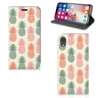 Apple iPhone Xr | Flip Style Cover | Ananas - thumbnail