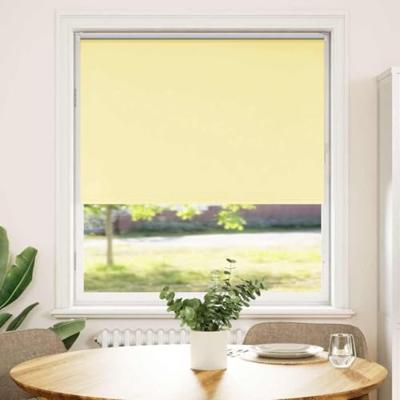VidaXL Rolgordijn 95x150 cm verduisterend stofbreedte 90,7cm geel