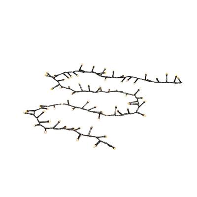 Konstsmide 3876-830 Lichtketting Binnen Energielabel: E (A - G) werkt op het lichtnet Aantal lampen 400 LED Barnsteen Verlichte lengte: 8.78 m Frosted