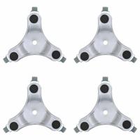 Meubelrollers 4 st 16x14,5x5,5 cm staal 180 kg - thumbnail