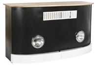 Barmeubel DKD Home Decor Wit Bruin Zwart 157 x 52 x 90 cm BAR - thumbnail