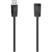 Hama USB-kabel USB 2.0 USB-A bus, USB-A stekker 0.75 m Zwart 00200618 - thumbnail