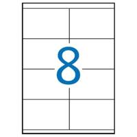 Apli witte etiketten ft 105 x 70 mm (b x h), 800 stuks, 8 per blad (1292) - thumbnail