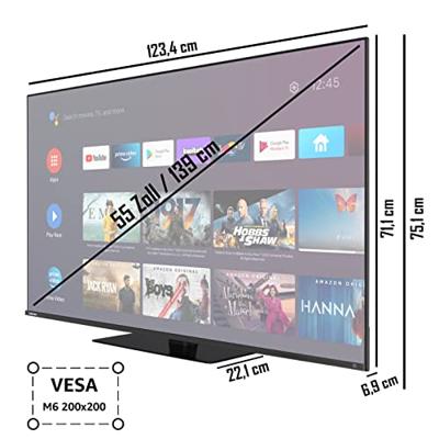 TOSHIBA TELEVIZOR 55 55QA7D63DG UHD QLED ANDROIDTELEVISOR PEANA