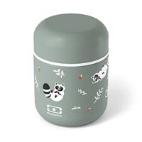 Kleine geïsoleerde lunchbox - MONBENTO - Luchtdichte lunchbox - Houdt eten tot 5 uur warm/vers - MB Capsule Raccoon - thumbnail