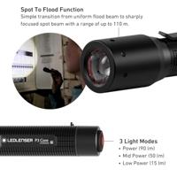 Ledlenser P3 Core Zaklantaarn Zwart - thumbnail
