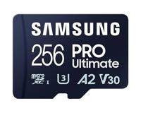 Samsung PRO Ultimate microSD-kaart 256 GB Class 3 UHS-I , v30 Video Speed Class, A2 Application Performance Class Incl. USB-kaartlezer - thumbnail