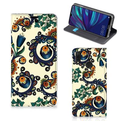 Telefoon Hoesje Huawei Y7 hoesje Y7 Pro (2019) Barok Flower Telefoon Hoesje Huawei Y7 hoesje Y7 Pro (2019) Barok Flower