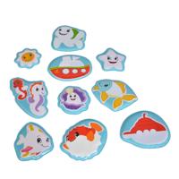 ABC magische badspeelgoed zeedieren, 10dlg. - thumbnail