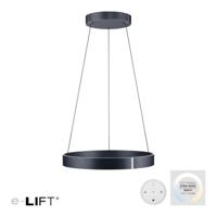 Neuhaus PURE Hanglamp E-Clipse e-Lift Ø 70 cm donker grijs - thumbnail