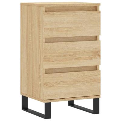 Dressoir 40x35x70 cm bewerkt hout sonoma eikenkleurig
