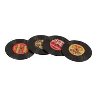 Koelkastmagneten LP 4,2x4,2cm set van 4 - thumbnail