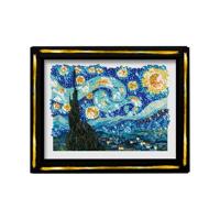 Creatieve vrijetijdsset - LANSAY - Sequins collectie - De sterrennacht - Van Gogh - Vanaf 14 jaar - thumbnail