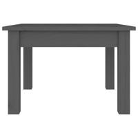 Salontafel 45x45x30 cm massief grenenhout grijs - thumbnail