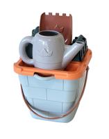 Ecoiffier zandkasteel emmer - 16cm 6dlg. - thumbnail