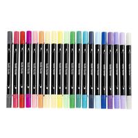 Creativ Company Textielstiften - extra kleuren, 20st. - thumbnail