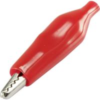 TRU COMPONENTS 93038c38 Krokodillenklem Zwart Lengte: 40 mm 1 stuk(s) - thumbnail