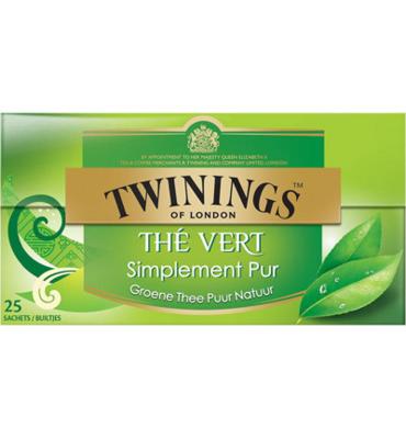 Twinings Pure green tea 25 Zakjes Twinings Pure green tea 25 Zakjes