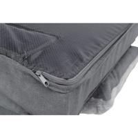 TRIXIE Antislip hondenbank LIANO, hoekig, 100 × 60 cm, grijs met afneembare, wasbare overtrek - 37985 - thumbnail