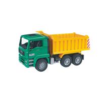 Bruder MAN TGA kiepwagen - groen/geel - thumbnail