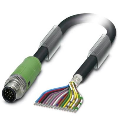 Phoenix Contact 1430200 Sensor/actuator connector, geassembleerd M12 Aantal polen (sensoren): 17 Stekker, recht 1.50 m 1 stuk(s) Phoenix Contact 1430200 Sensor/actuator connector, geassembleerd M12 Aantal polen (sensoren): 17 Stekker, recht 1.50 m 1 stuk(s)