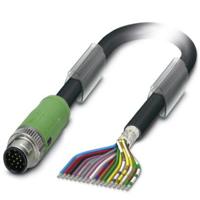 Phoenix Contact 1430200 Sensor/actuator connector, geassembleerd M12 Aantal polen (sensoren): 17 Stekker, recht 1.50 m 1 stuk(s) - thumbnail