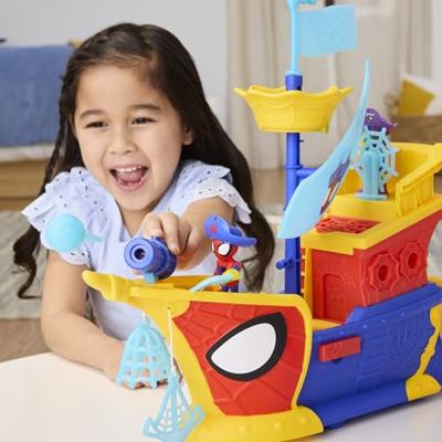 Spidey Piratenschip Bubbels en Waterwebben, Marvel Spidey en zijn Geweldige Vrienden, leeftijd 4