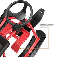 Robuuste stuurbare Stuurslee Rood tot 75kg - thumbnail