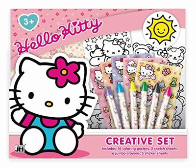 Intro Hello kitty 23 delige kleurset met wasco stiften