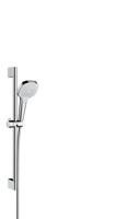 Hansgrohe Croma Select E Vario glijstangset met Croma Select E Vario handdouche EcoSmart 65cm met Isiflex`B doucheslang 160cm wit/chroom 26583400 - thumbnail