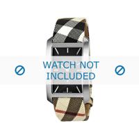 Horlogeband Burberry BU1058 Leder Multicolor 22mm - thumbnail
