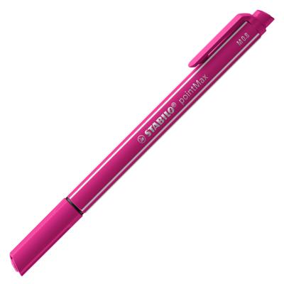 STABILO pointMax, hardtip fineliner 0.8 mm, roze, per stuk STABILO pointMax, hardtip fineliner 0.8 mm, roze, per stuk
