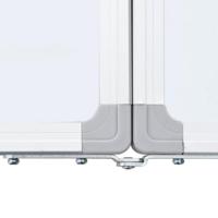 Whiteboard magnetisch inklapbaar 100x100x1,7 cm aluminium - thumbnail