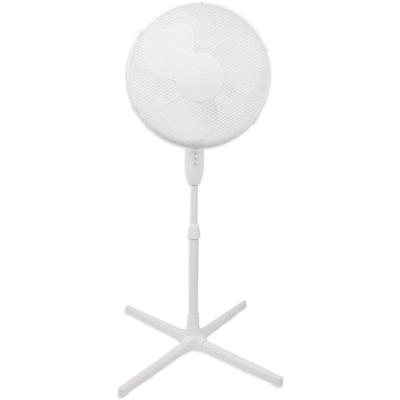 Krachtige Staande Ventilator 40W - Wit Aluminium - Verstelbaar