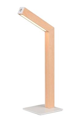 Trio Design tafellampSkip oplaadbaar wit met hout - R55951135