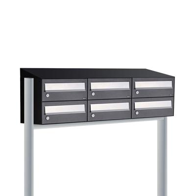 Allux Hive Set 3-Breed, 2-Hoog Met Dak Op Statief Zwart - 40030070_3x2ds