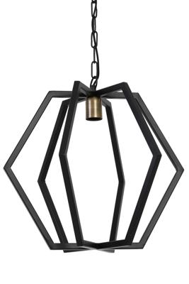 Bresca hanglamp mat zwart