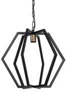 Bresca hanglamp mat zwart - thumbnail