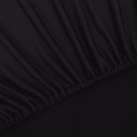 vidaXL Stretch meubelhoes voor fauteuil zwart polyester jersey - thumbnail