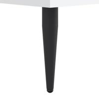 Bedframe bewerkt hout wit 90x200 cm - thumbnail