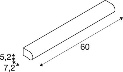 SLV MARYLIN 60 1002191 LED-wandlamp LED vast ingebouwd 15 W Chroom SLV MARYLIN 60 1002191 LED-wandlamp LED vast ingebouwd 15 W Chroom