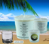 Chill-out Geurkaars Spa Stearine - thumbnail
